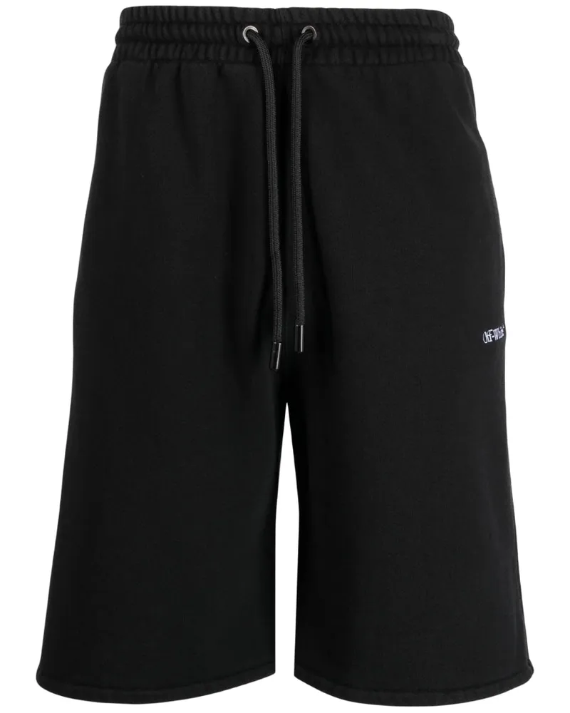 OFF-WHITE Stitch Diags Skate Sweatshorts Schwarz Schwarz