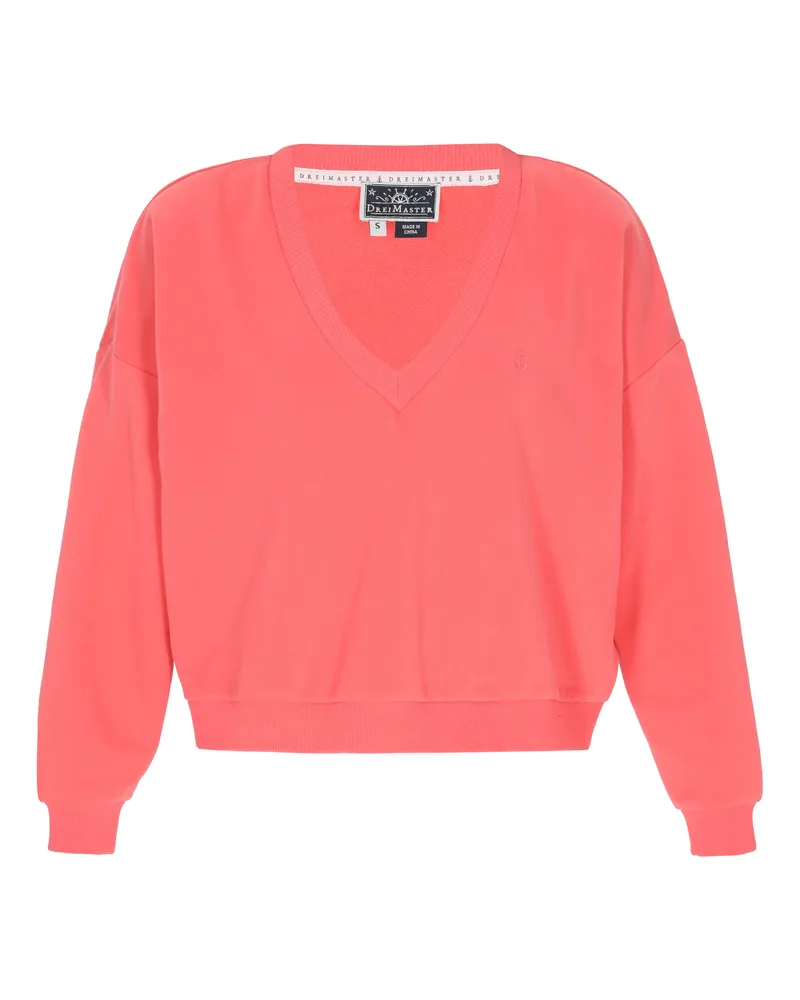 DreiMaster Sweatshirt Frauen Koralle Korallenrot