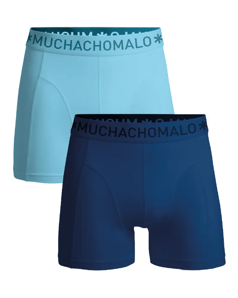 Muchachomalo Herren Boxershorts – 2er-Pack – Herren Unterhosen Mehrfarbig