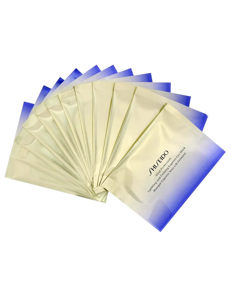 Shiseido Vital-Perfection Augenmasken, 12er Pack für Straffung und Lifting 