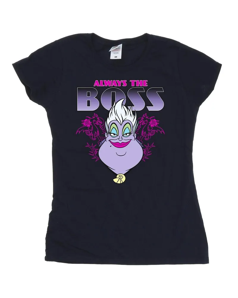 Disney The Little Mermaid Ursula Mum Is The Boss" T-Shirt für Damen (Marineblau Marineblau