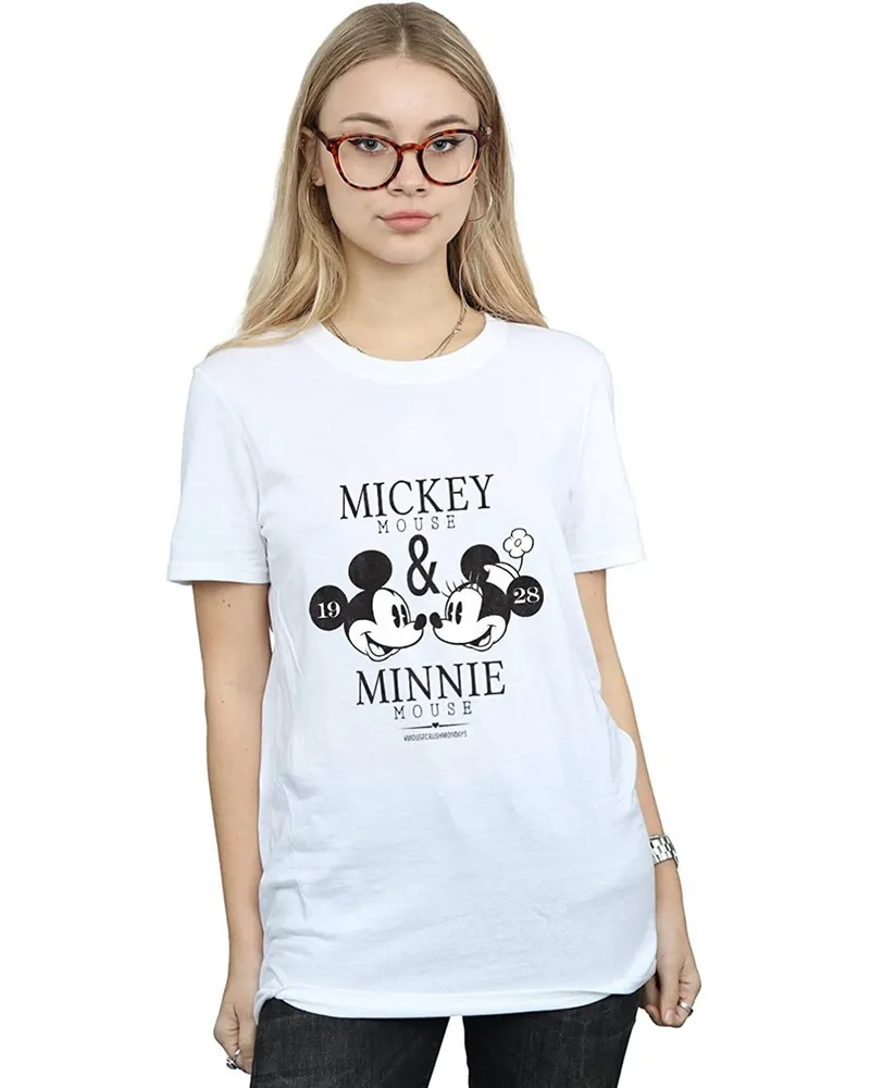 Disney Mousecrush Mondays" T-Shirt für Damen (Weiß Weiß