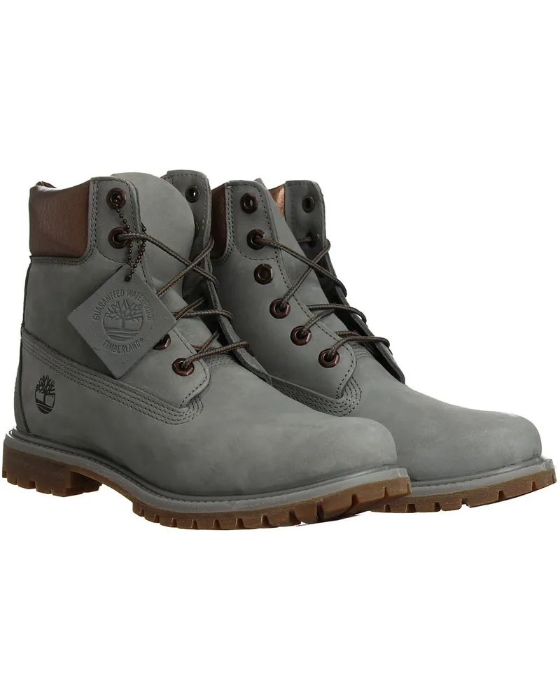 Timberland 6-Zoll Premium wasserdichte Damenstiefel in Grau Grau