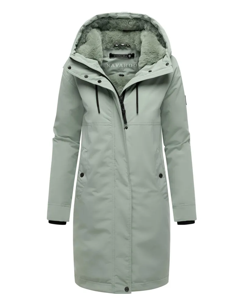 NAVAHOO Damen Winterparka Hageltanz, klassisch, warm und funktional - Grün Grün