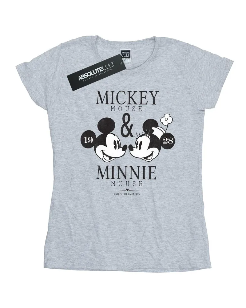 Disney Mousecrush Mondays" T-Shirt für Damen (Grau Hellgrau