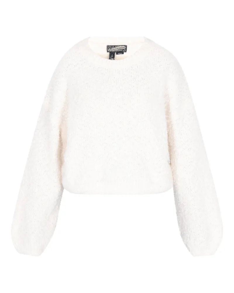 DreiMaster Pullover Frauen cremefarben Wollweiß