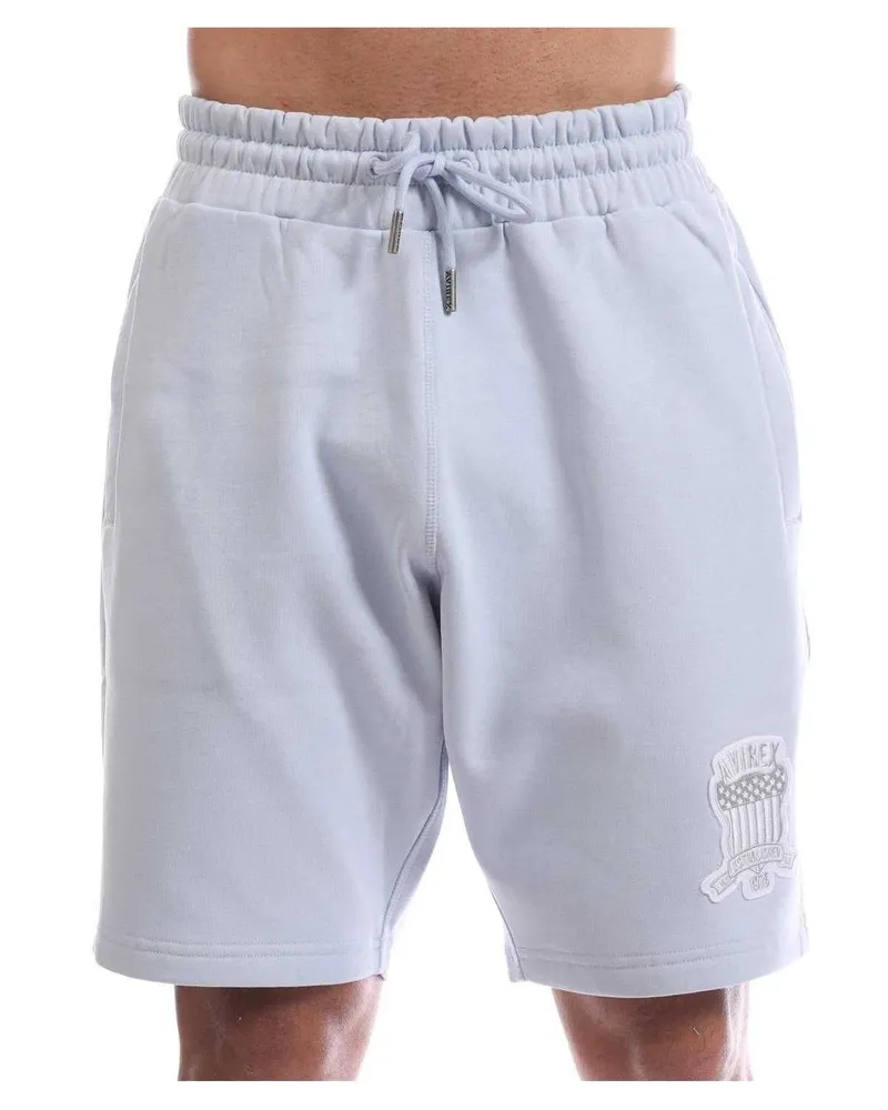Avirex Sweat-Shorts für Herren (Himmelblau Blau