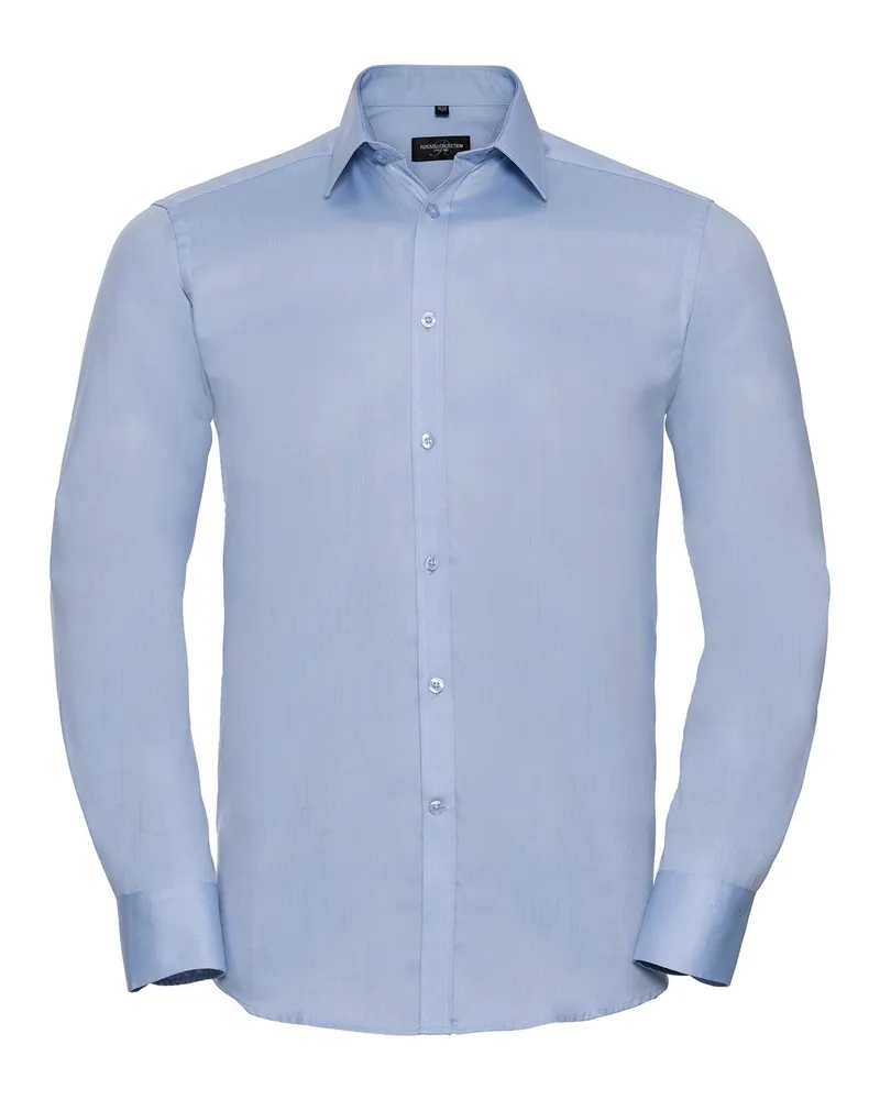Russell Athletic Russell Collection - Formelles Hemd für Herren Langärmlig (Hellblau Blau