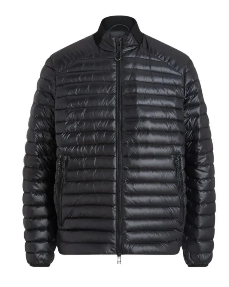 Belstaff Airframe Schwarze Daunenjacke Schwarz