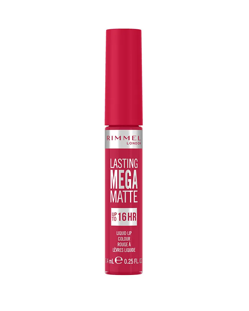 Rimmel London Lasting Mega Matte Flüssige Lippenfarbe Nr. 910-fuchsia Flush 7,4 ml 