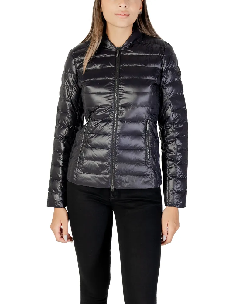 Armani Exchange Gepolsterte Reißverschlussjacke - Schwarz Schwarz