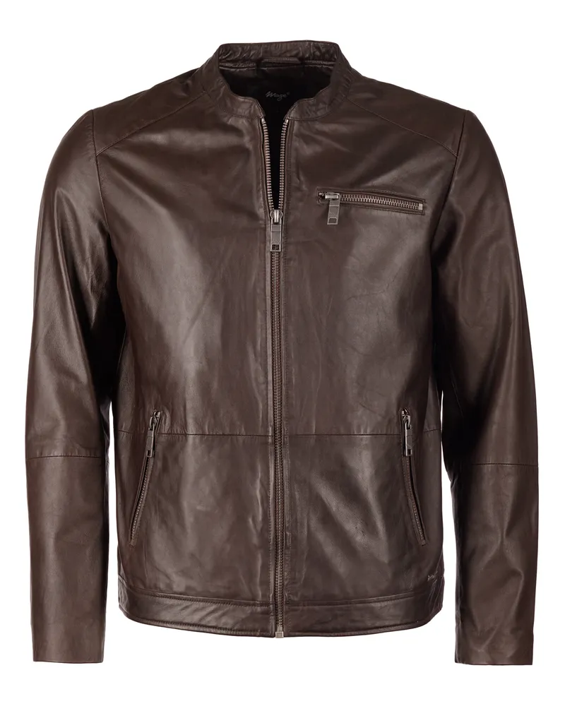 Maze Lederjacke 42020524 Dunkelbraun