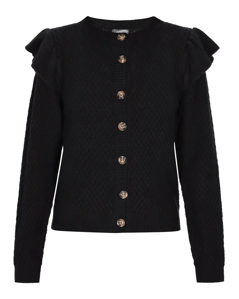 DreiMaster Cardigan Damen Schwarz Schwarz
