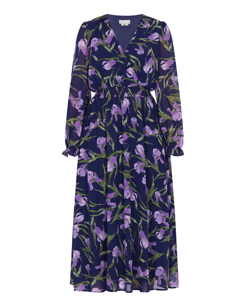 Usha Kleid Damen Blau Mehrfarbig Mehrfarbig
