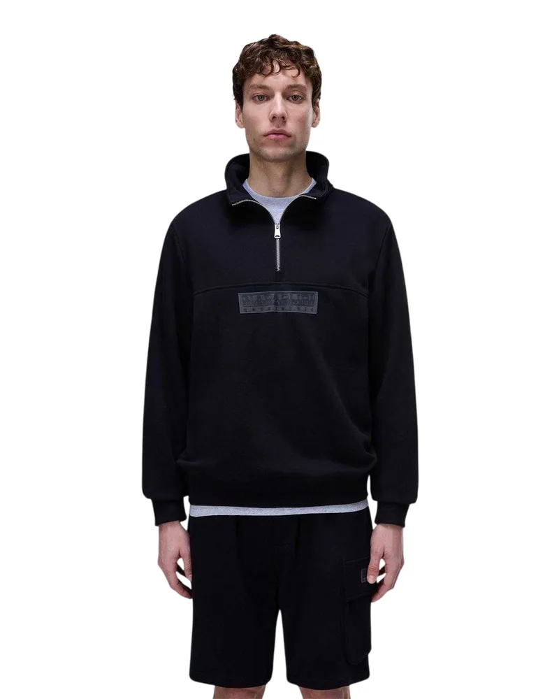 Napapijri Sweatshirt für Herren (Schwarz Schwarz