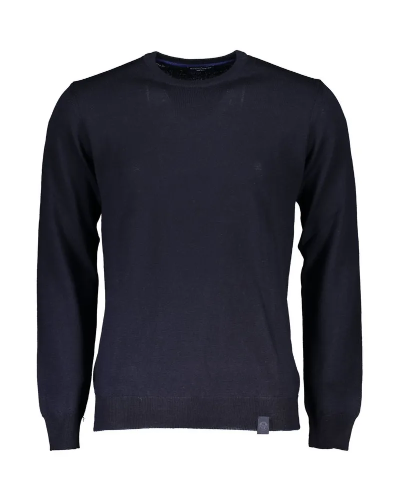 North Sails Crew-Neck-Pullover im klassischen Stil Marineblau