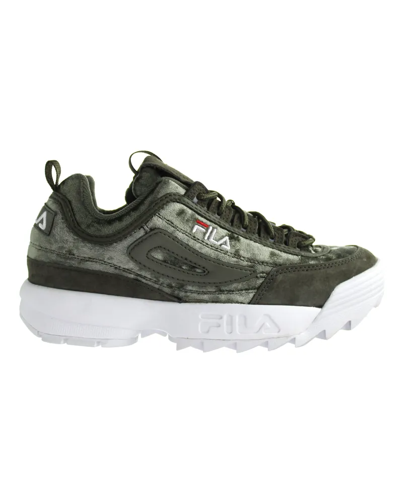 Fila Disruptor gegen Low Womens Green Trainer Grün