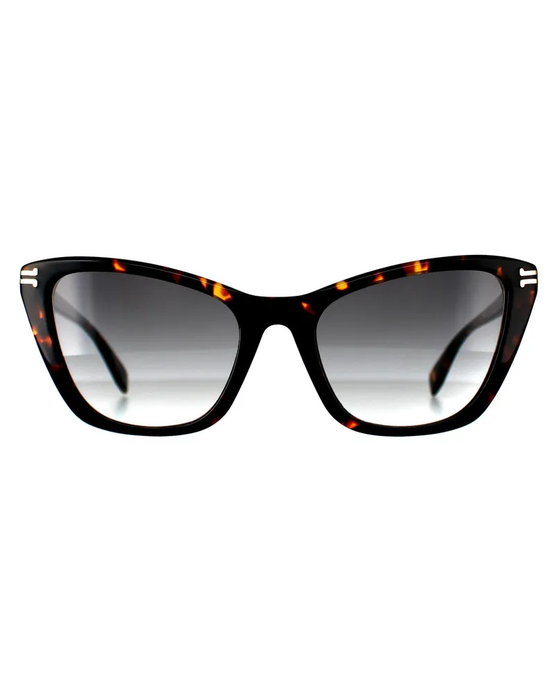 Marc Jacobs Cat Eye Damen Havanna Grau Farbverlauf MJ 1095/S Braun