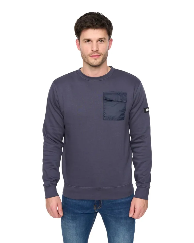 Duck and Cover Trentforth" Sweatshirt Rundhalsausschnitt für Herren (Dunkel-Marineblau Marineblau