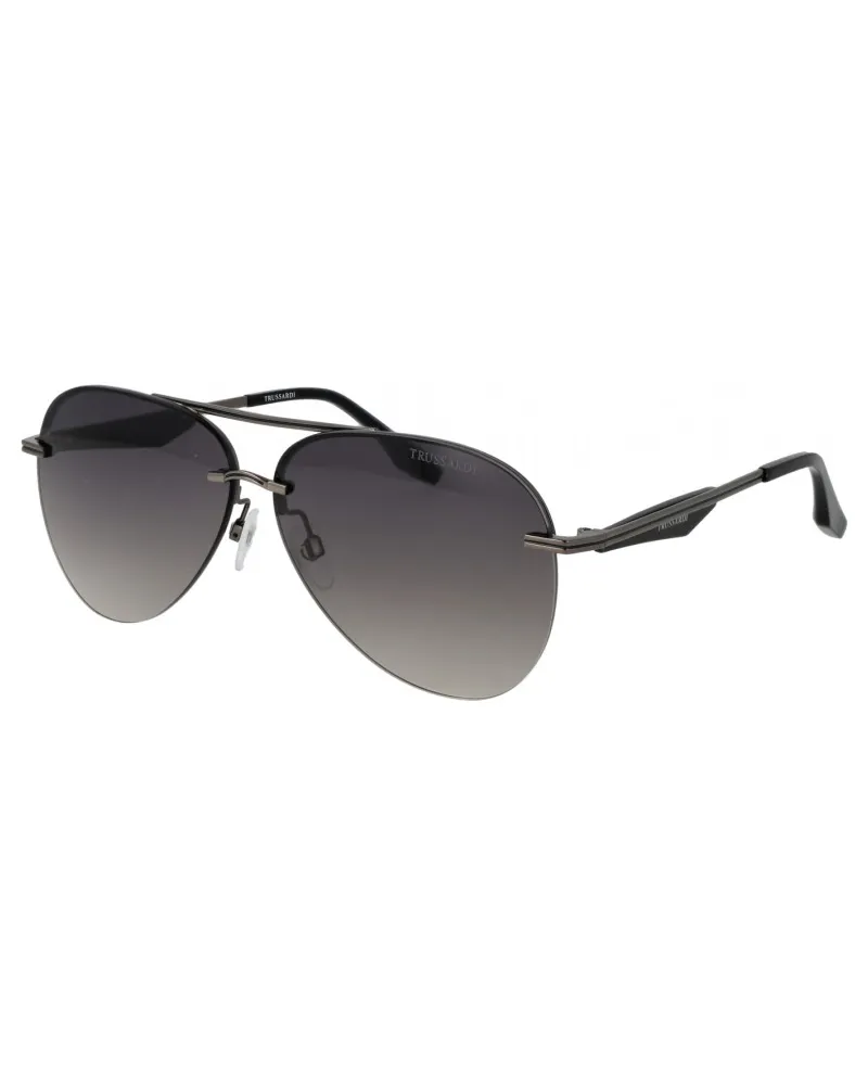 Trussardi TSM3004 64A01 Sonnenbrille Grau