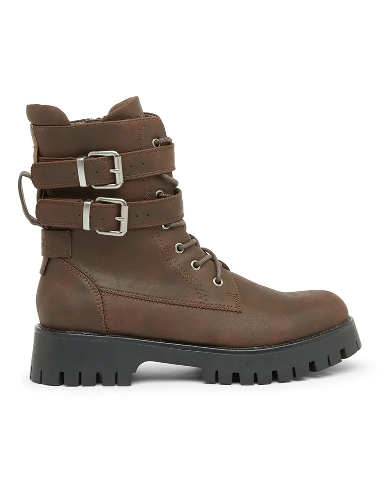 Bench Bank 'Tatton' 2 Riemen Stiefel Braun
