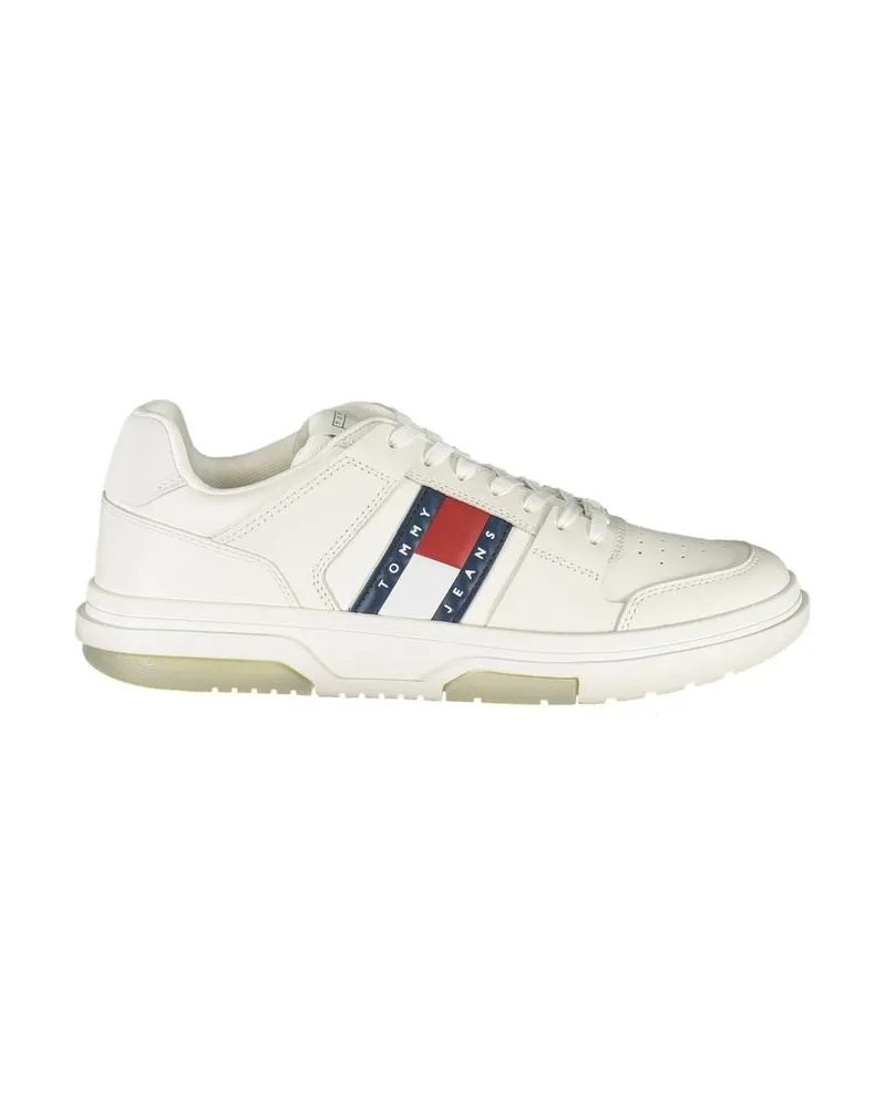 Tommy Hilfiger Tommy Jeans Court Sneakers Leder Elfenbein