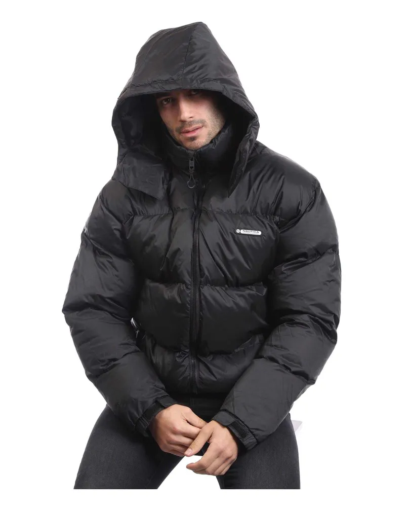 Nautica Roy" Steppjacke für Herren (Schwarz Schwarz