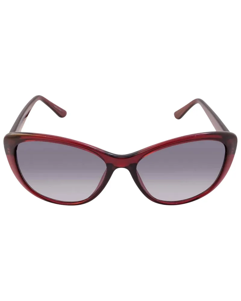 Calvin Klein Farbverlauf-Sonnenbrille für Damen (Burgunderrot/Grau Bordeaux