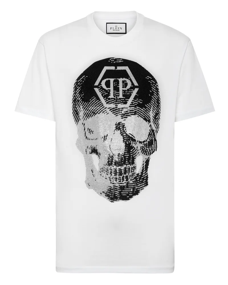 Philipp Plein T-Shirt Skull Weiß
