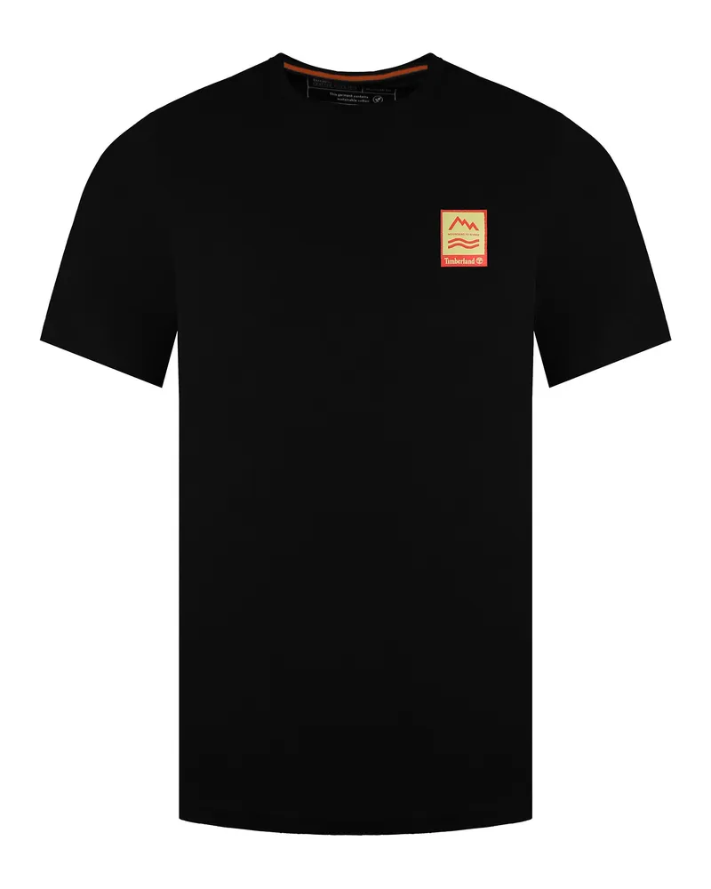 Timberland YC OA Graphic Herren-T-Shirt in Schwarz Schwarz