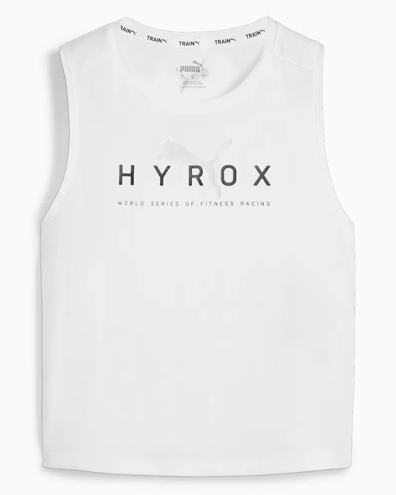 Puma x HYROX Fit Triblend Damen Weißes Top Weiß