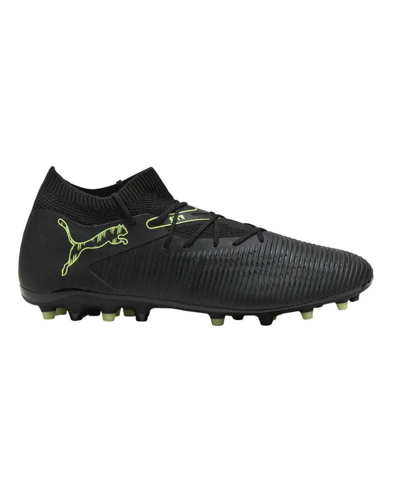 Puma Future 8 Match" Fußballschuhe mit festem Boden für Herren, Flach (Schwarz Schwarz