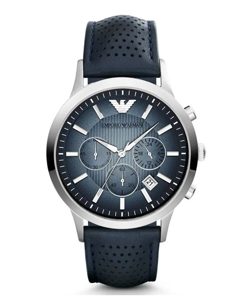 Emporio Armani Herren Chronograph Uhr AR2473 Silber