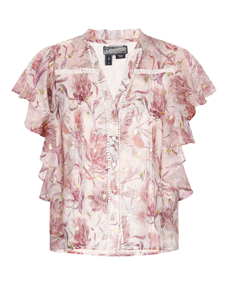 DreiMaster Bluse Frauen Rose Rosé
