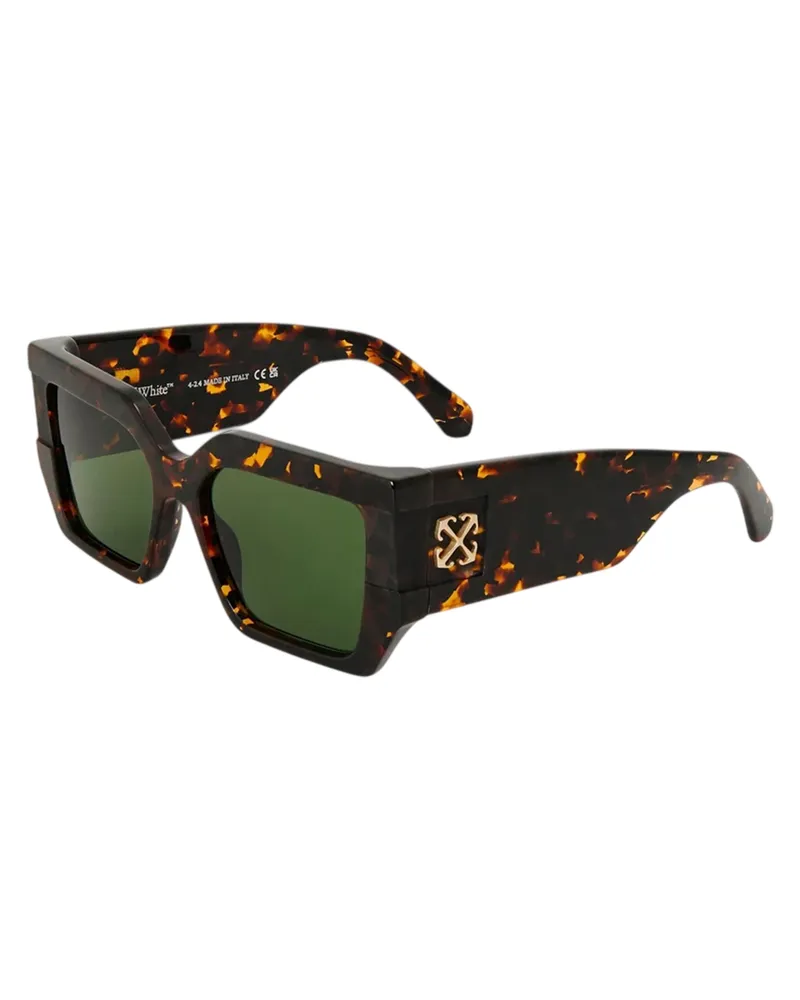 OFF-WHITE Off White - "Dpver" Sonnenbrille für Damen (Braun Orange