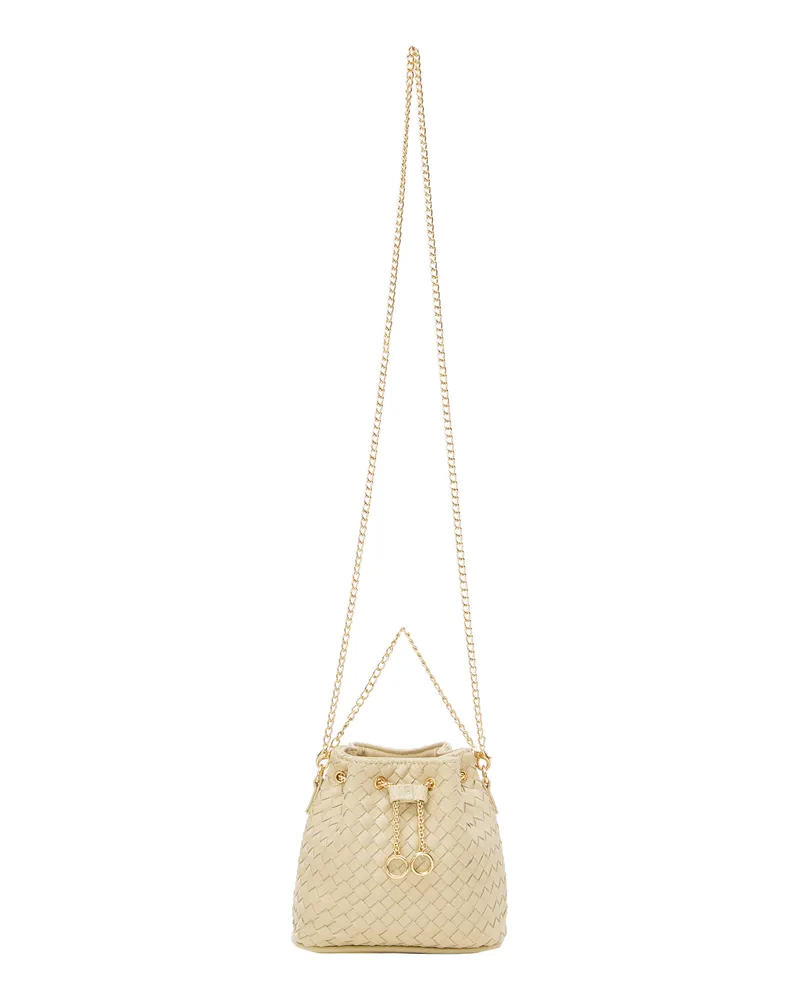Usha Schultertaschen Damen Wollweiß Wollweiß