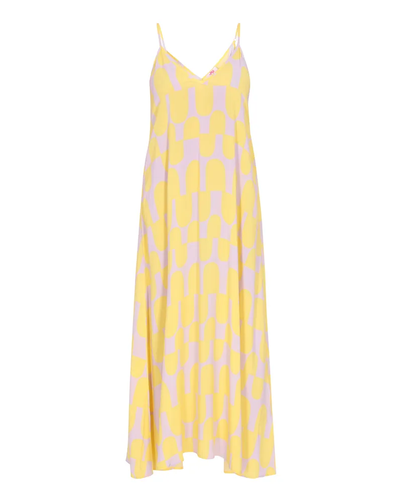 My Mo Kleid Frauen gelber Flieder Gelb