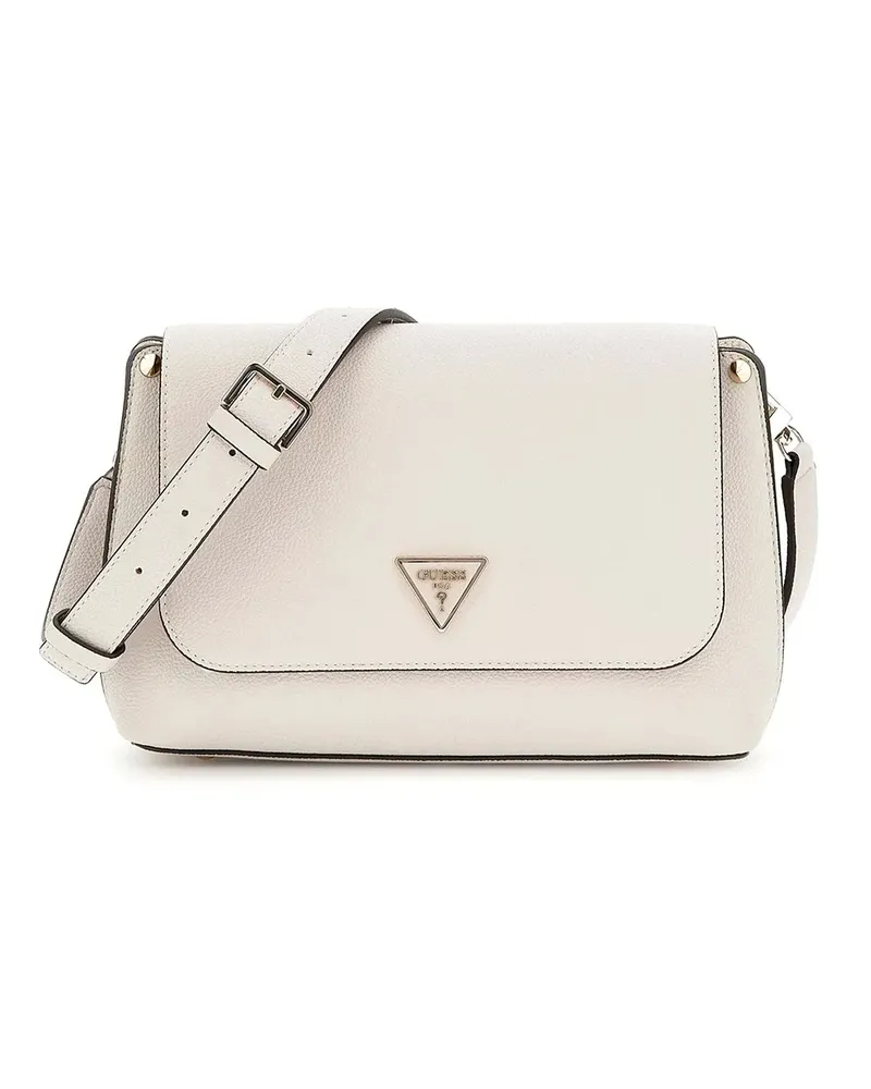 Guess Meridian Schultertasche mit Überschlag - Beige Beige