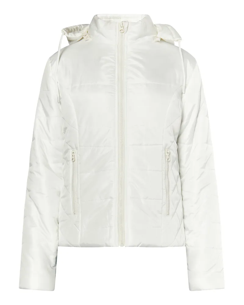 My Mo Leicht wattierte Jacke Damen Wollweiß Wollweiß