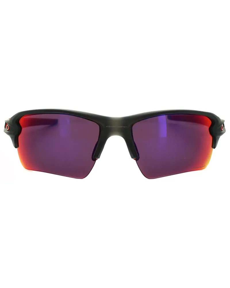 Oakley Wrap Mens Matt Grey Smoke Prizm Straße Sonnenbrillen Grau