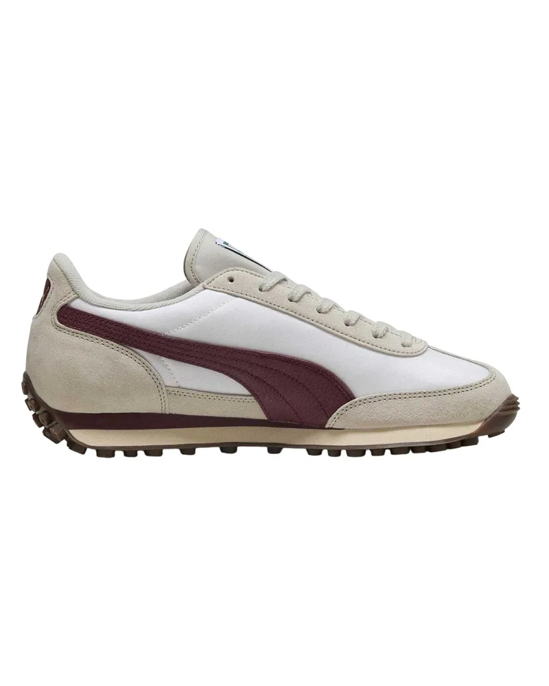 Puma Easy Rider" Sneaker für Damen, Wildleder (Weiß/Burgunderrot Weiß