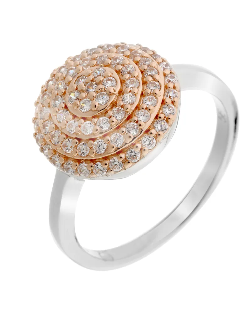 Orphelia Damen-Ring Sterling-Silber 925 – Silber/Rosé ZR-7120 Silber