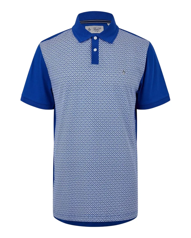 Original Penguin Poloshirt für Herren, Regulär, kurzärmlig (Mazarinblau Blau