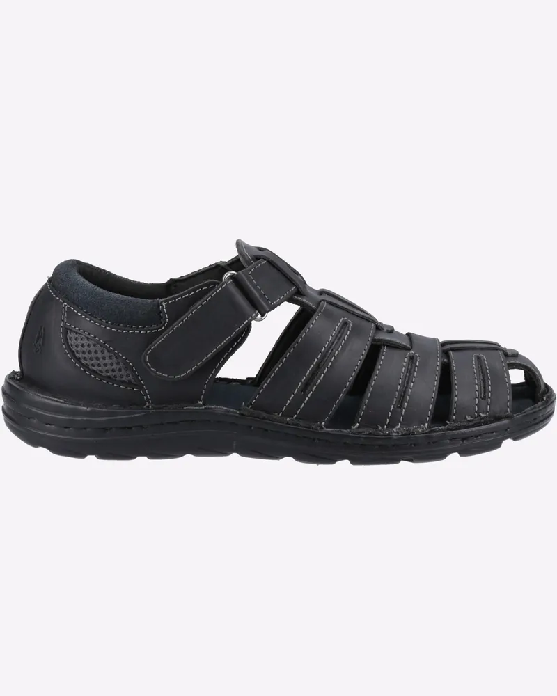 Hush Puppies Albert Fischer Sandalen Herren Schwarz