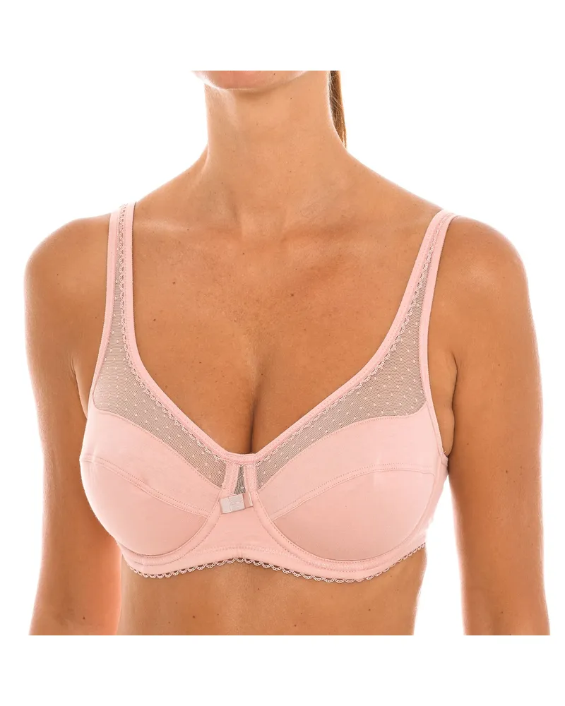 DIM Bügel-BH mit Mikro-Tüll-Detail Großzügig 00ASF Frau Rosa