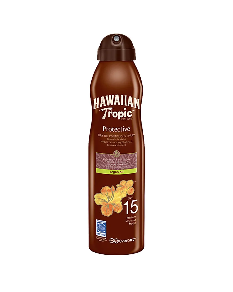 Hawaiian Tropic Argan Oil Bruma SPF15 Spray, 177 ml 