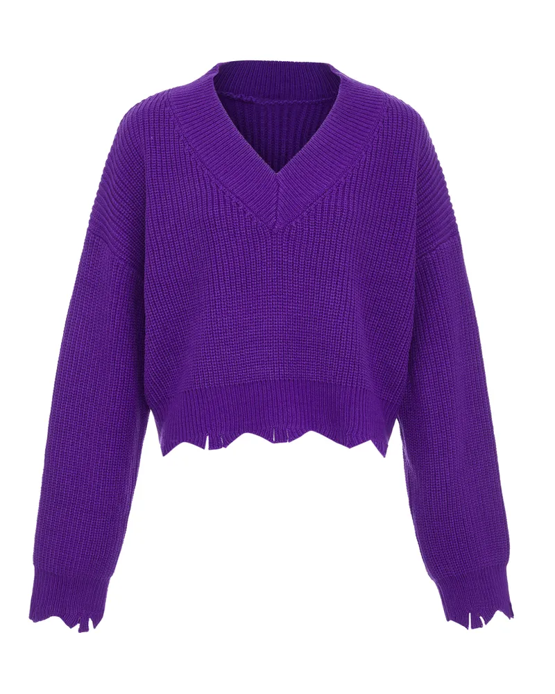 My Mo Pullover Damen lila Lila