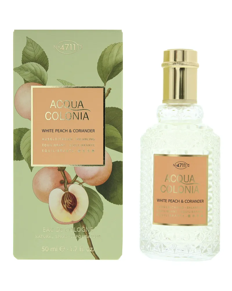 4711 Acqua Colonia White Peach & Coriander Eau De Cologne 50ml 