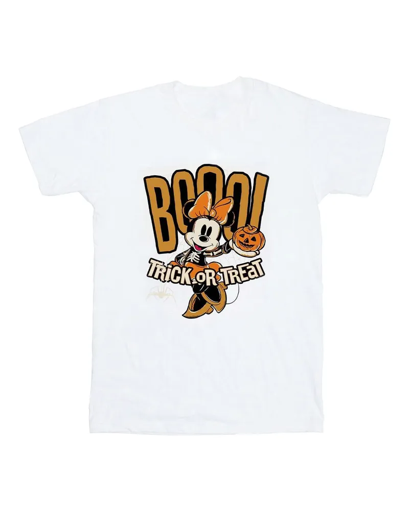 Disney Boo Trick Or Treat" T-Shirt für Damen (Weiß Weiß