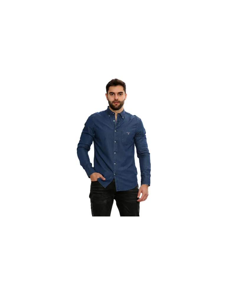 Gant Regular-fit-Hemd, Indigo - Blau Blau